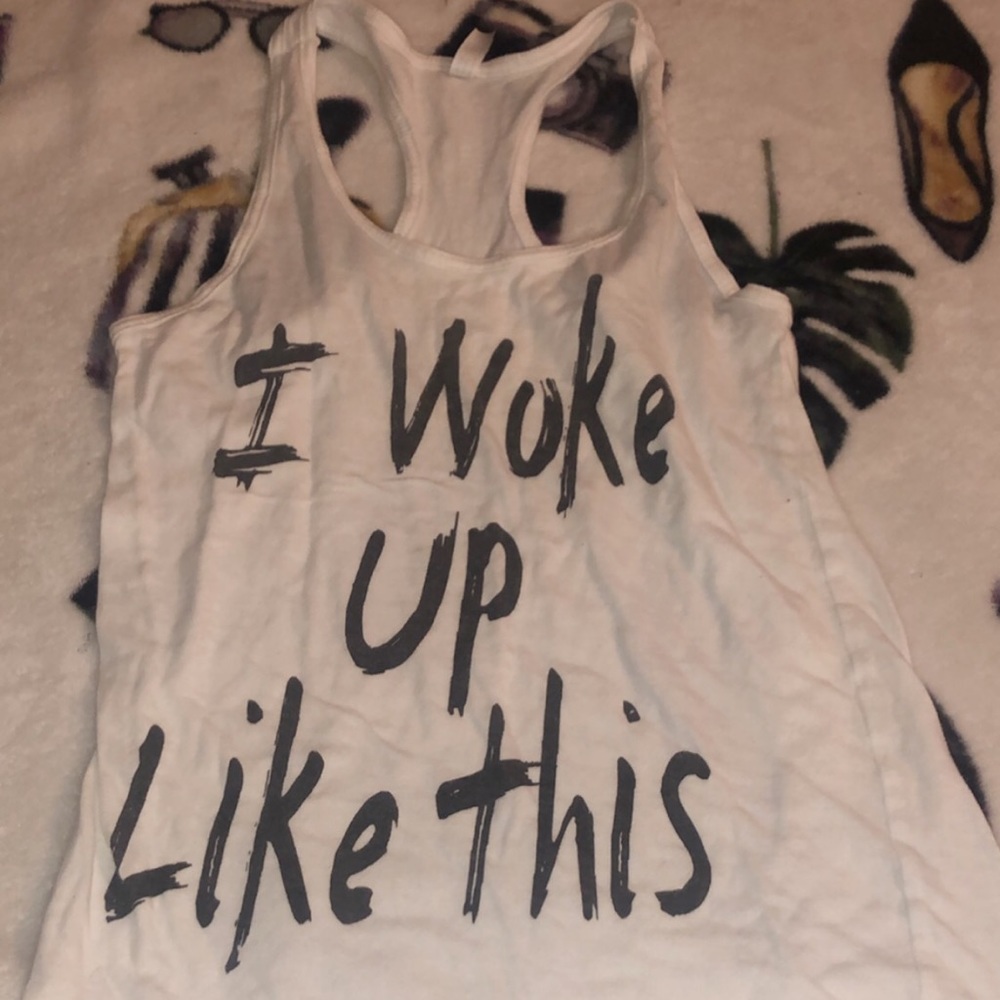 workout shirt.